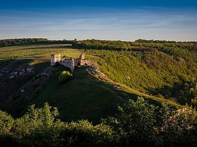 У селі Кудринці, неподалік річки Збруч, розташовані надзвичайно живописні руїни замку Гербуртів, які відносяться до найчарівніших на західній частині Україні.