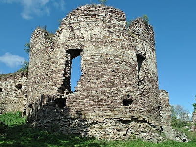 Руїни замку в місті Бучач