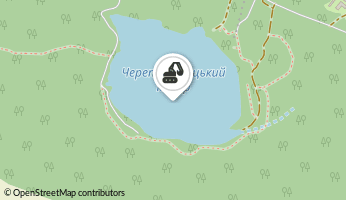 Розташування Черепашинецький на мапі
