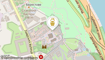 Розташування Скарбниця Національного музею історії України на мапі