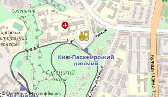 Розташування Київська на мапі